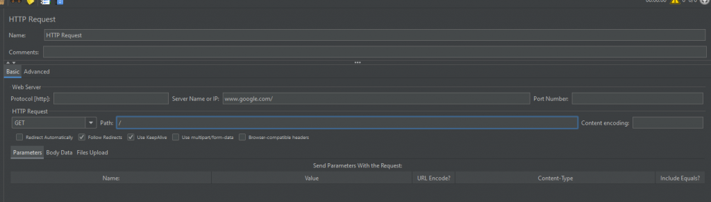 Add Sampler (HTTP Request) in JMeter Performance Testing